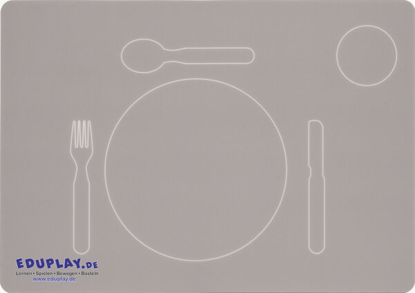 Platzset Mittagessen Rechsthänder