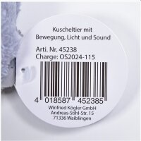 Nachtlicht atmende Katze adaptiert