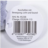 Nachtlicht atmende Katze adaptiert